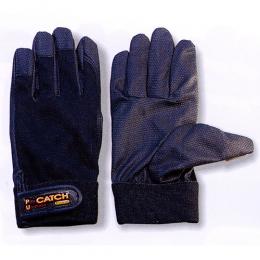 合皮手袋　ウレタンキャッチ・黒
