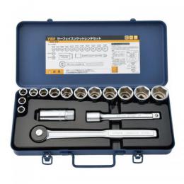 サーフェイスソケットレンチセット(差込角12.7mm)16点【SSS-413】